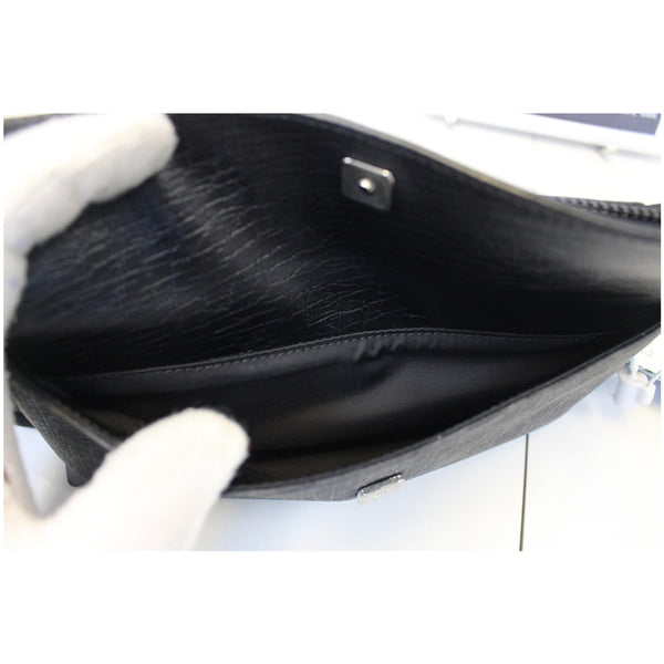 GUCCI GG Supreme Monogram Waist Bum Bag Black 161833-US