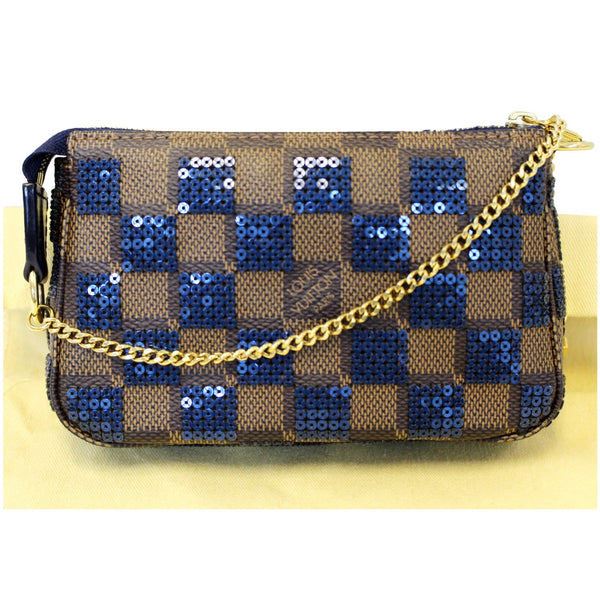 Louis Vuitton Pochette Accessoires - Lv Damier Paillettes Pouch blue