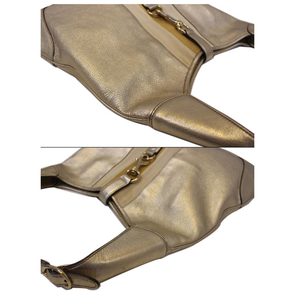 GUCCI Web Jackie O Bouvier Medium Leather Hobo Bag-US