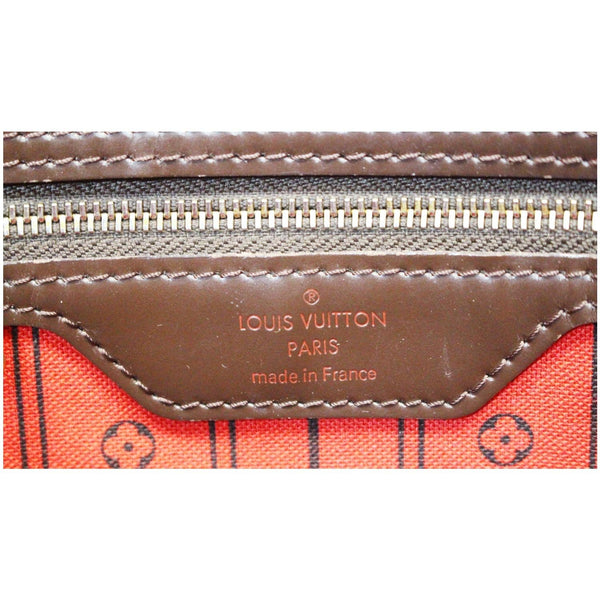 LV Neverfull GM Monogram Canvas Bag Brown logo