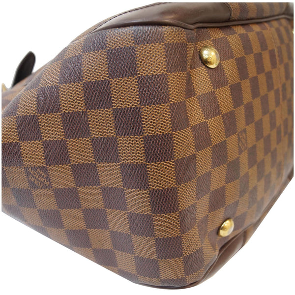LOUIS VUITTON Verona GM Damier Ebene Shoulder Bag Brown