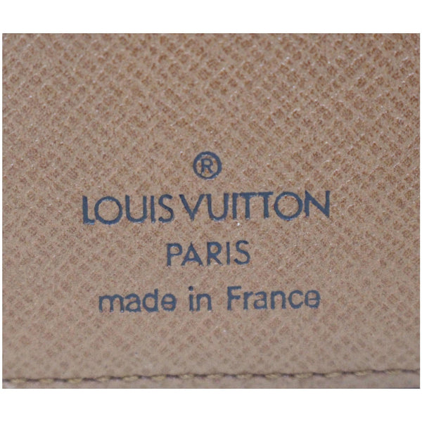 LOUIS VUITTON Monogram Canvas Passport Cover Card Case Brown
