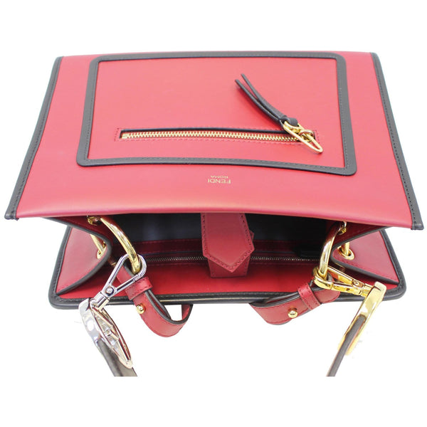 Fendi Runway Leather Tote Bag Red available