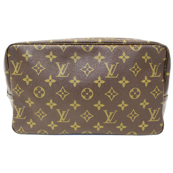 LOUIS VUITTON Trousse Toilette 28 Monogram Canvas Cosmetic Pouch Brown