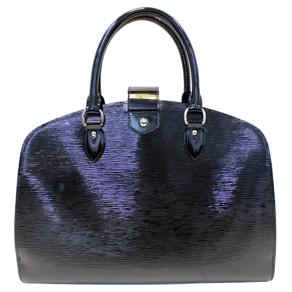 LOUIS VUITTON Black Epi Leather Pont-Neuf GM Satchel Bag