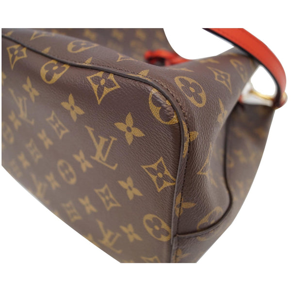 LOUIS VUITTON NeoNoe Monogram Canvas Shoulder Bag Coquelicot