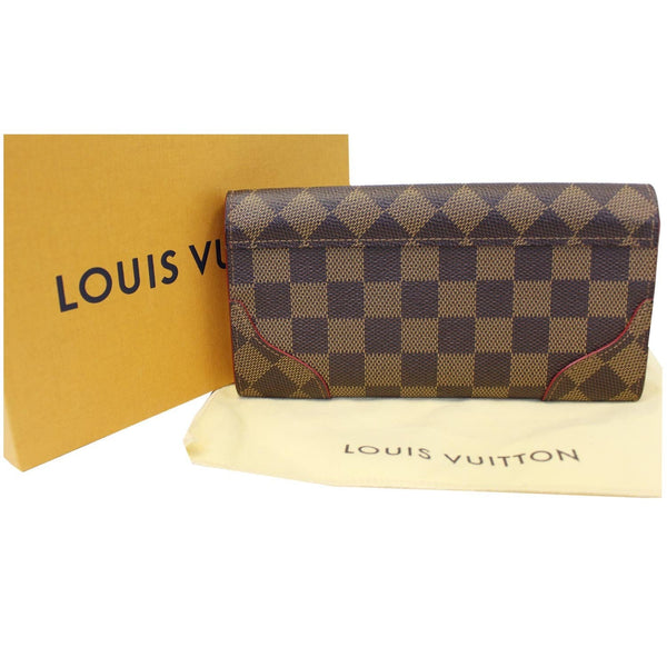 Louis Vuitton Caissa Damier Ebene Wallet Brown for women