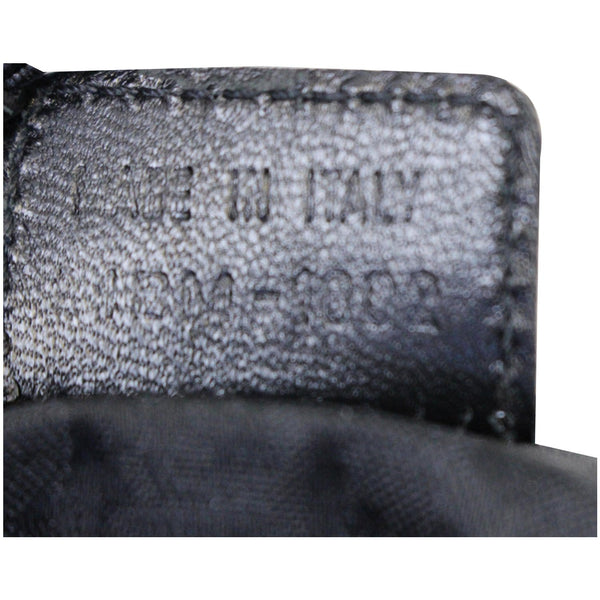 CHRISTIAN DIOR Lace Up Admit It Leather Hobo Bag Black