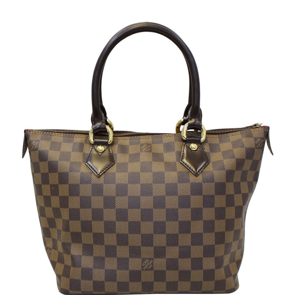 LOUIS VUITTON Damier Ebene Saleya PM Tote Shoulder Bag-US
