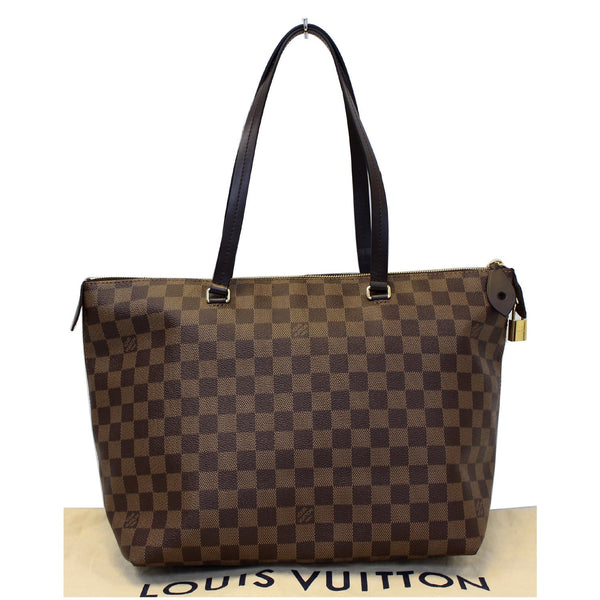 LOUIS VUITTON Iena MM Damier Ebene Shoulder Bag Brown