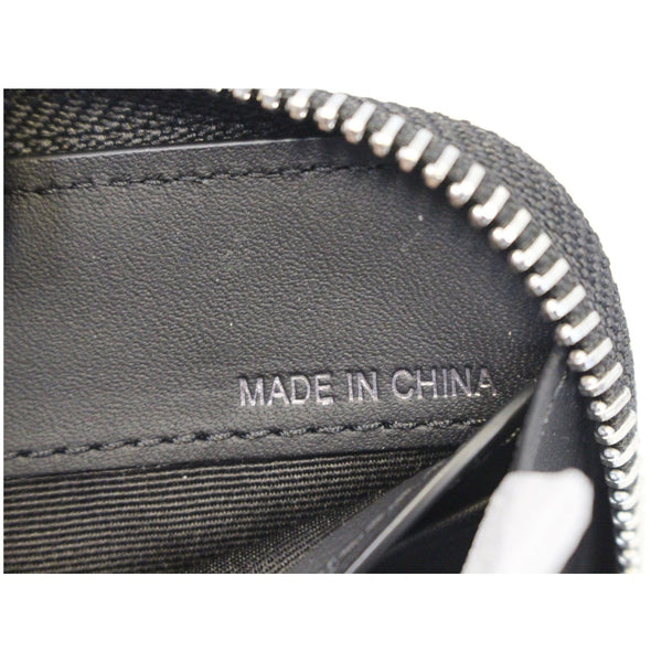 BURBERRY London Check Ziparound Wallet Grey Black-US