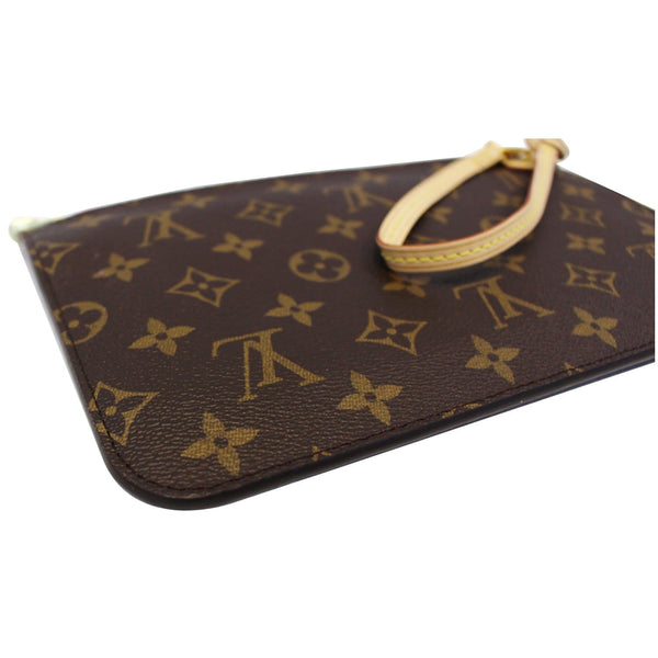 LOUIS VUITTON Pochette Wristlet Pouch Neverfull MM Monogram Pivoine