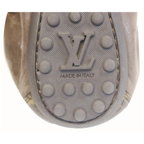 LOUIS VUITTON Lucky Ballerina Monogram Iridescent Leather Flats Brown-US