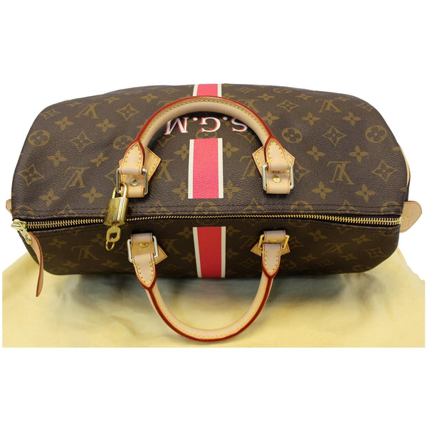 Louis Vuitton Speedy 35 Monogram Canvas Bag strap view