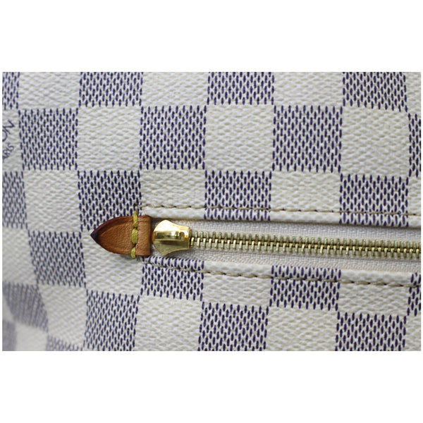 Louis Vuitton Iena MM Damier Azur Shoulder Bag with zip