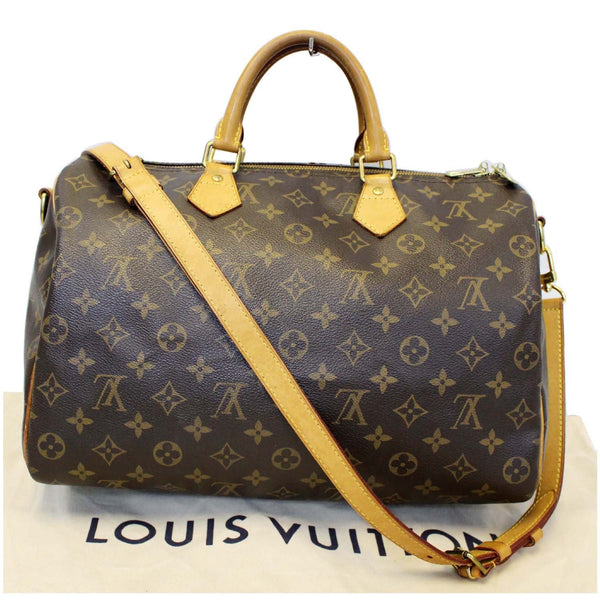 Louis Vuitton Speedy 35 - Lv Monogram Shoulder Bag - long strap