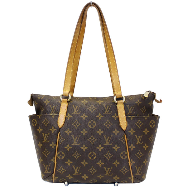 LOUIS VUITTON Totally PM Monogram Canvas Shoulder Tote Bag Brown