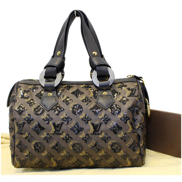 LOUIS VUITTON Eclipse Speedy 30 Sequin Monogram Canvas Bag
