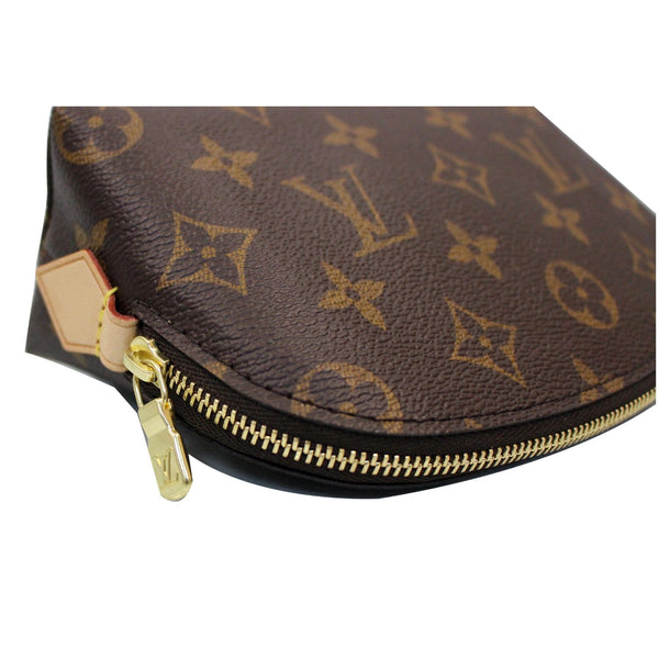 LOUIS VUITTON Monogram Canvas Cosmetic Pouch Brown