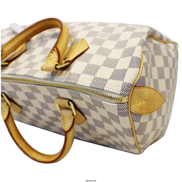 LOUIS VUITTON Speedy 30 Damier Azur Satchel Handbag-US
