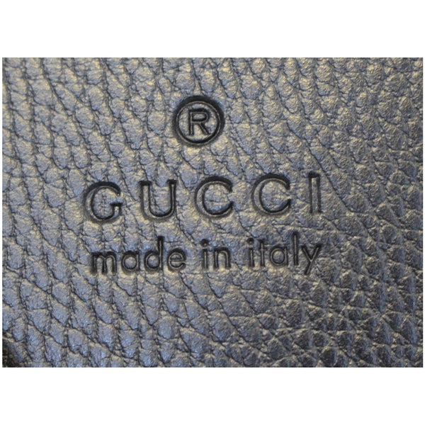 GUCCI Dome Leather Crossbody Bag Black 420023