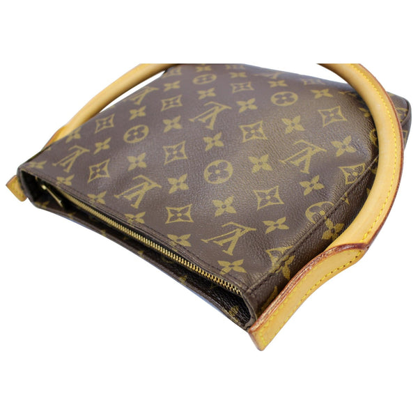 LOUIS VUITTON Looping MM Monogram Canvas Shoulder Bag Brown