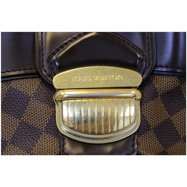 LOUIS VUITTON Sistina PM Damier Ebene Shoulder Handbag-US