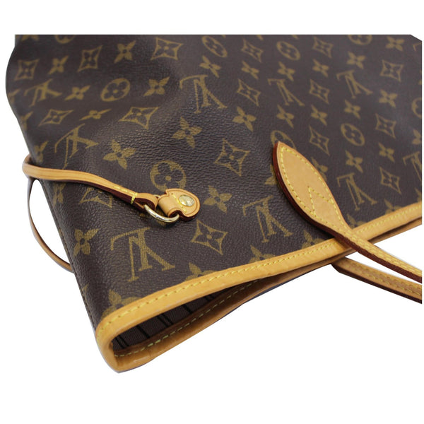 LOUIS VUITTON Neverfull MM Monogram Canvas Shoulder Bag Brown