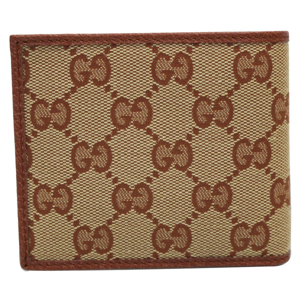 GUCCI NY New York Yankees Patch GG Canvas Bifold Wallet Brown 547787