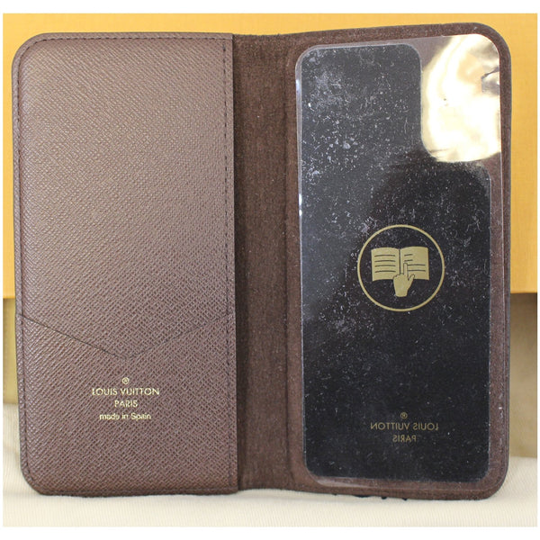 LOUIS VUITTON IPhone X Folio Monogram Canvas Phone Case -US