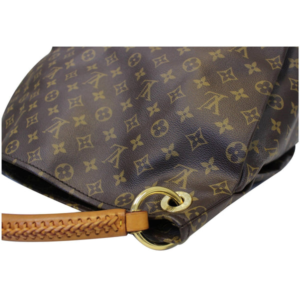 LOUIS VUITTON Artsy MM Monogram Canvas Shoulder Bag Brown