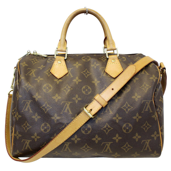 LOUIS VUITTON Speedy 30 Bandouliere Monogram Canvas Shoulder Bag-US