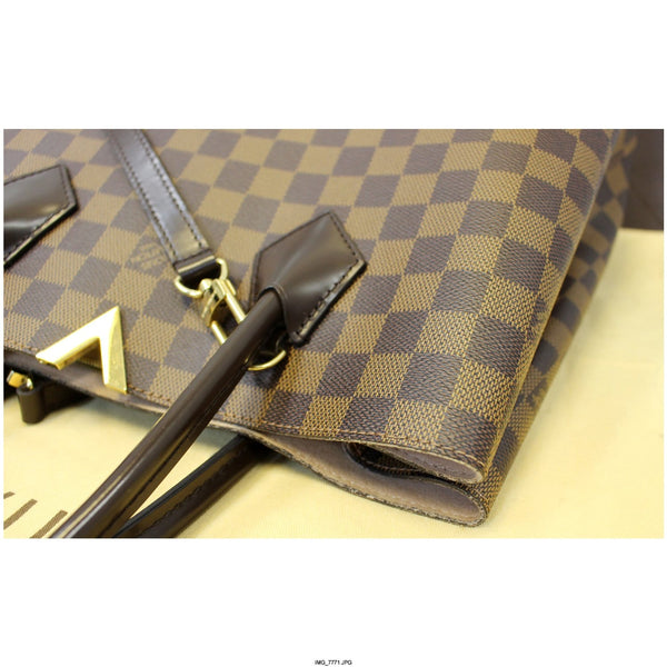LOUIS VUITTON Kensington Damier Ebene Shoulder Handbag-US