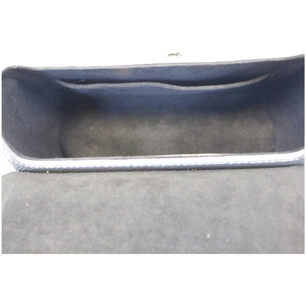 LOUIS VUITTON Twist PM Epi Leather Crossbody Bag Silver