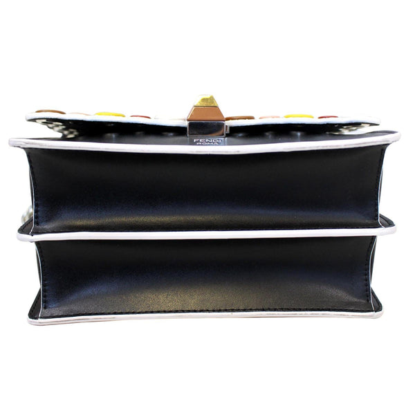 Fendi Kan I Python Leather Small Shoulder Bag - inside view