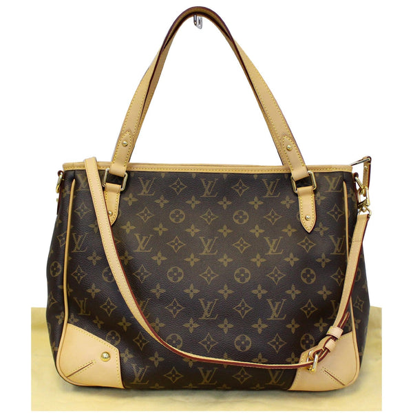 LOUIS VUITTON Estrela MM Monogram Canvas Shoulder Bag Brown