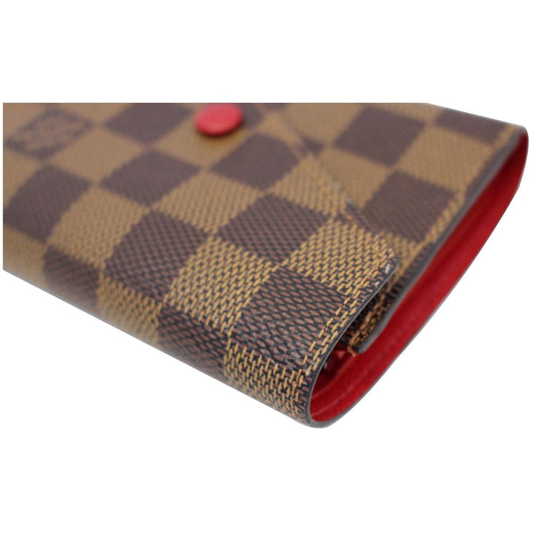LOUIS VUITTON Victorine Damier Ebene Wallet Brown