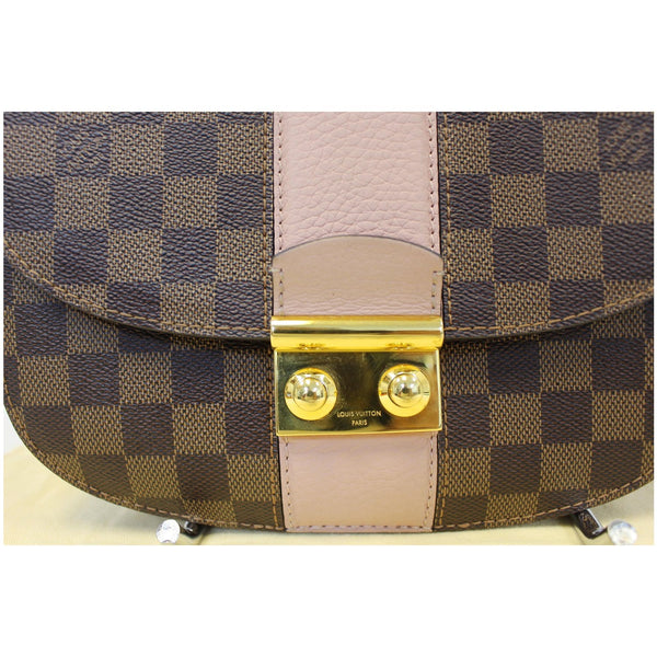 LOUIS VUITTON Wight Damier Ebene Shoulder Crossbody Bag Magnolia