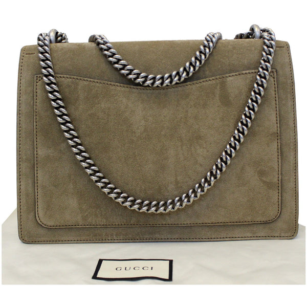 GUCCI Medium Dionysus Suede Leather Shoulder Bag Taupe 403348 - 20% OFF