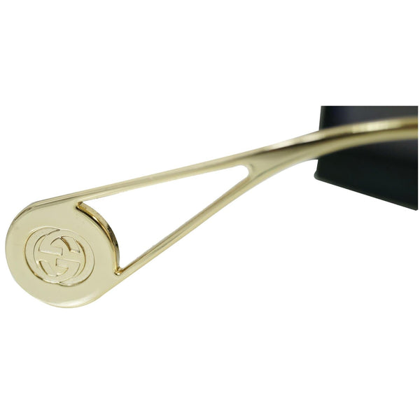 GUCCI Crystal Mask Frame Sunglasses GG0431s Black/Gold