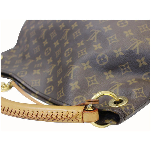 LOUIS VUITTON Artsy MM Monogram Canvas Shoulder Bag Brown