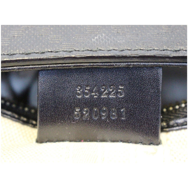 GUCCI Bright Diamante Medium Top Handle Bag Black