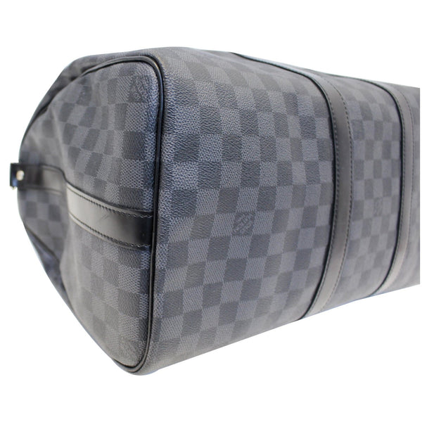 LOUIS VUITTON Keepall 45 Damier Graphite Bandouliere Travel Bag-US