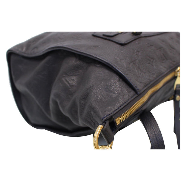 LOUIS VUITTON Lumineuse PM Monogram Empreinte Leather Shoulder Bag Black