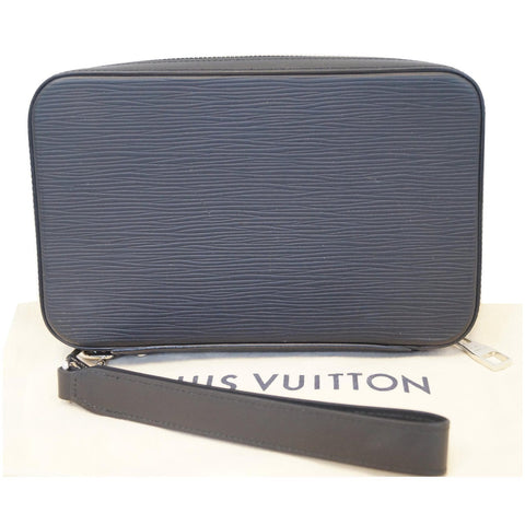Louis Vuitton Dandy Epi Leather Pouch Black 2017