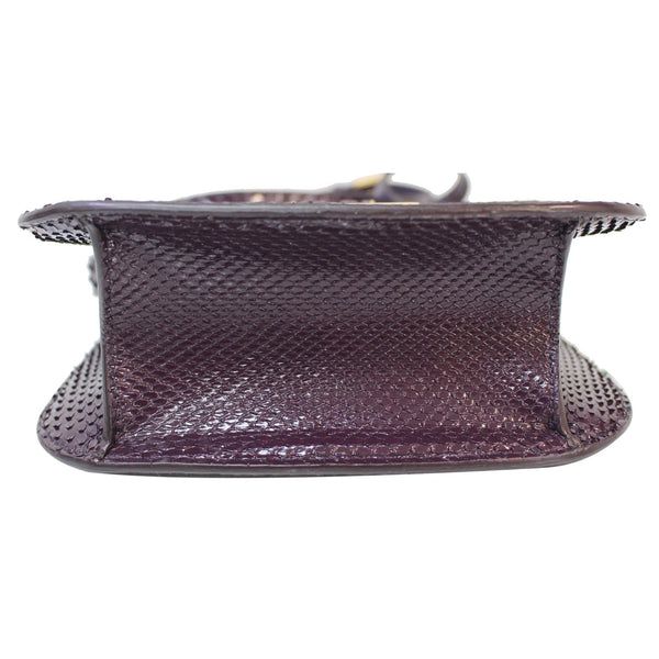TOM FORD Tara T-Clasp Python Shoulder Bag Purple - Last Call