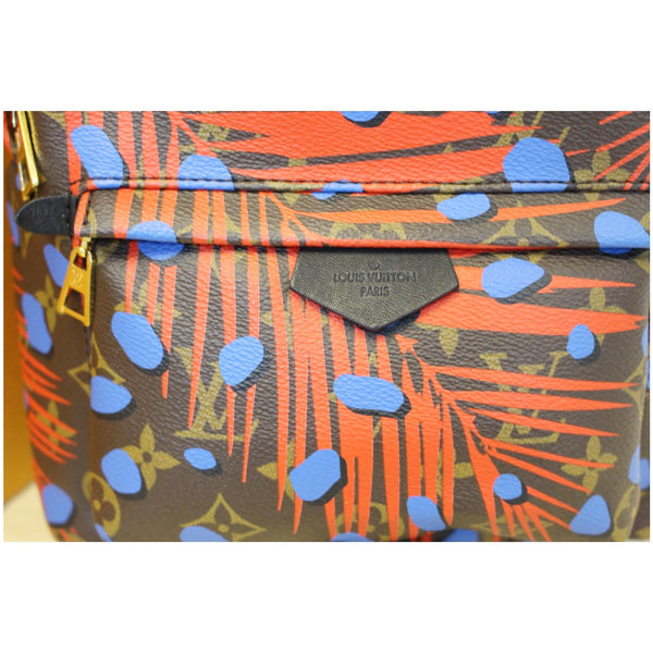 Closeup - lv Palm Springs PM Monogram Jungle Dots Bag