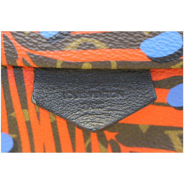 LOUIS VUITTON Palm Springs PM Monogram Jungle Dots Backpack Bag Brown