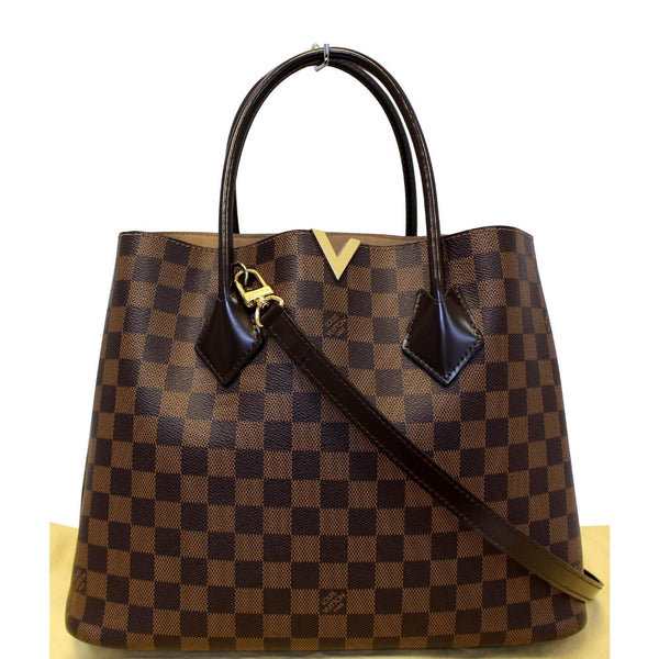 LOUIS VUITTON Kensington Damier Ebene Shoulder Handbag-US