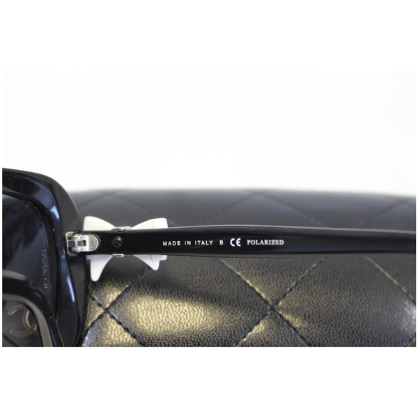 CHANEL Black Sunglasses with White Bow 5171-US